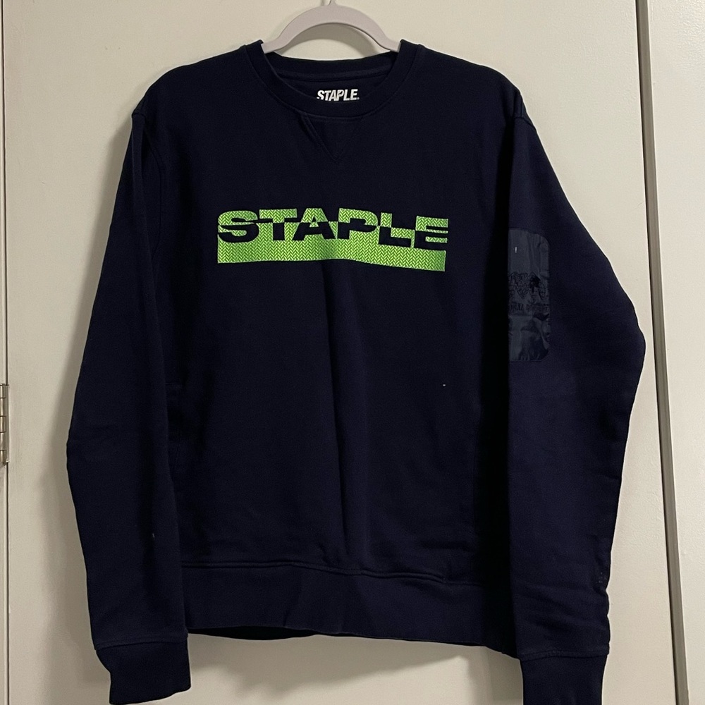 STAPLE PIGEON hype sweatshirt with arm and front pockets
